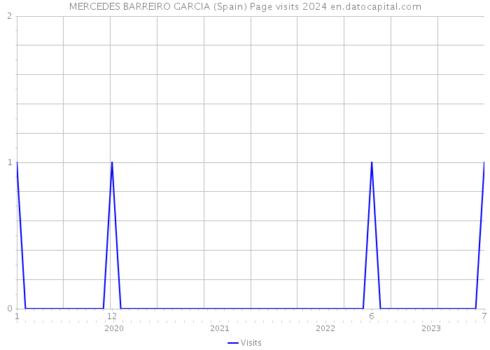 MERCEDES BARREIRO GARCIA (Spain) Page visits 2024 