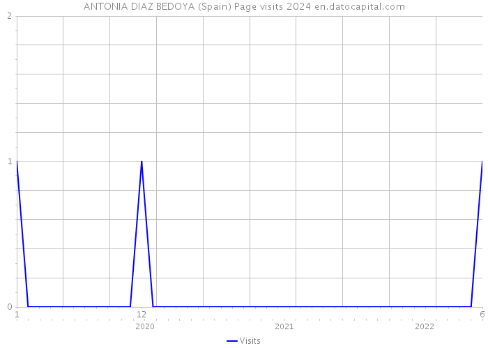 ANTONIA DIAZ BEDOYA (Spain) Page visits 2024 