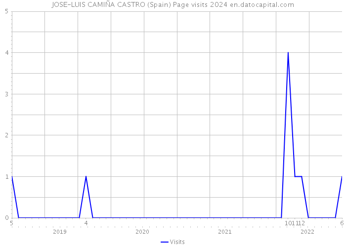 JOSE-LUIS CAMIÑA CASTRO (Spain) Page visits 2024 