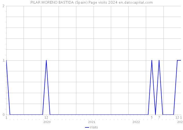 PILAR MORENO BASTIDA (Spain) Page visits 2024 