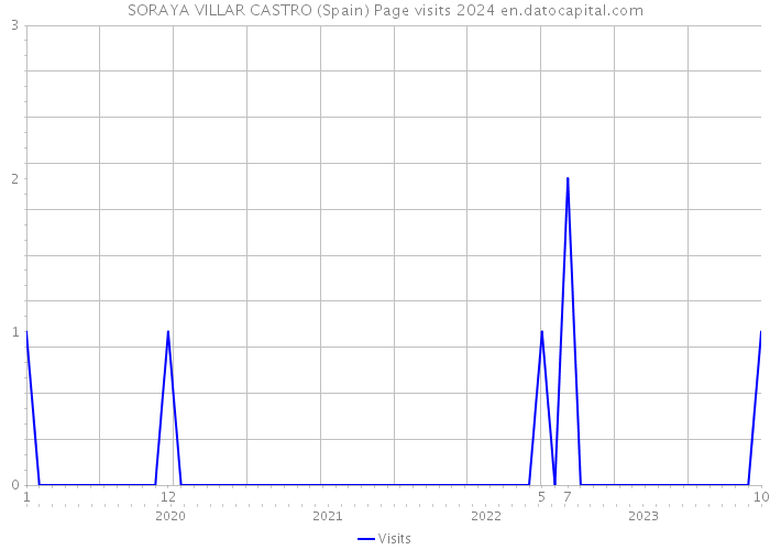 SORAYA VILLAR CASTRO (Spain) Page visits 2024 