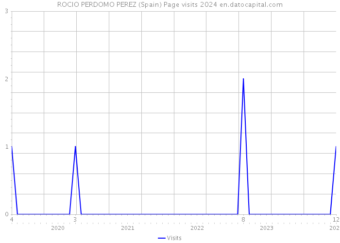 ROCIO PERDOMO PEREZ (Spain) Page visits 2024 