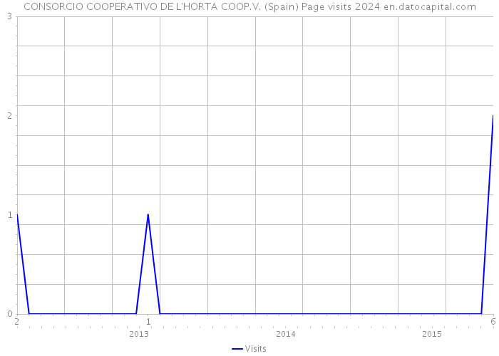 CONSORCIO COOPERATIVO DE L'HORTA COOP.V. (Spain) Page visits 2024 