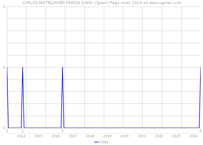 CARLOS MATELLANES FARIZA JUAN- (Spain) Page visits 2024 