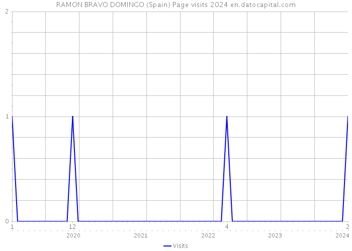 RAMON BRAVO DOMINGO (Spain) Page visits 2024 