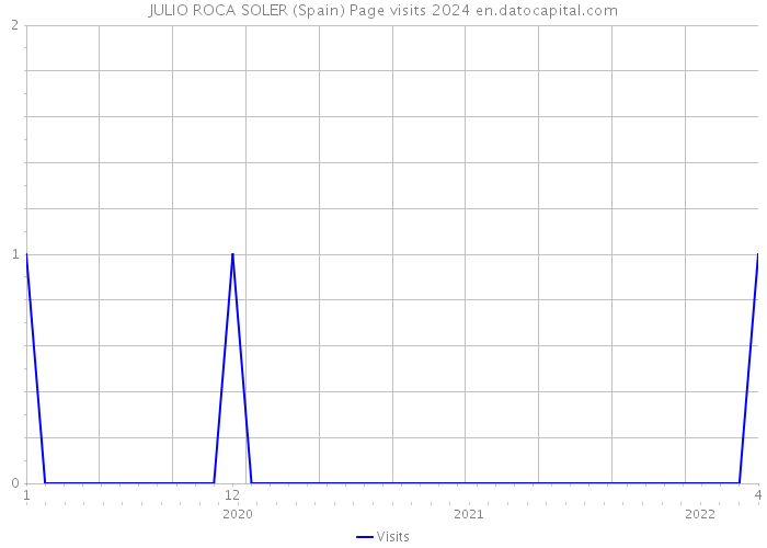 JULIO ROCA SOLER (Spain) Page visits 2024 