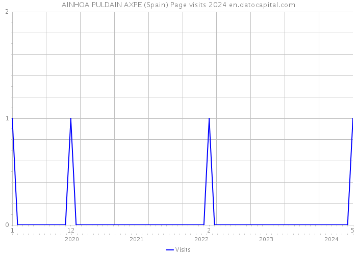 AINHOA PULDAIN AXPE (Spain) Page visits 2024 