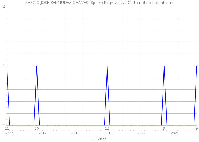 SERGIO JOSE BERMUDEZ CHAVES (Spain) Page visits 2024 