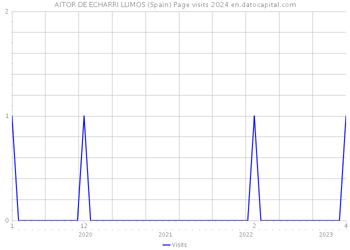 AITOR DE ECHARRI LLIMOS (Spain) Page visits 2024 