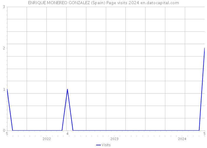 ENRIQUE MONEREO GONZALEZ (Spain) Page visits 2024 