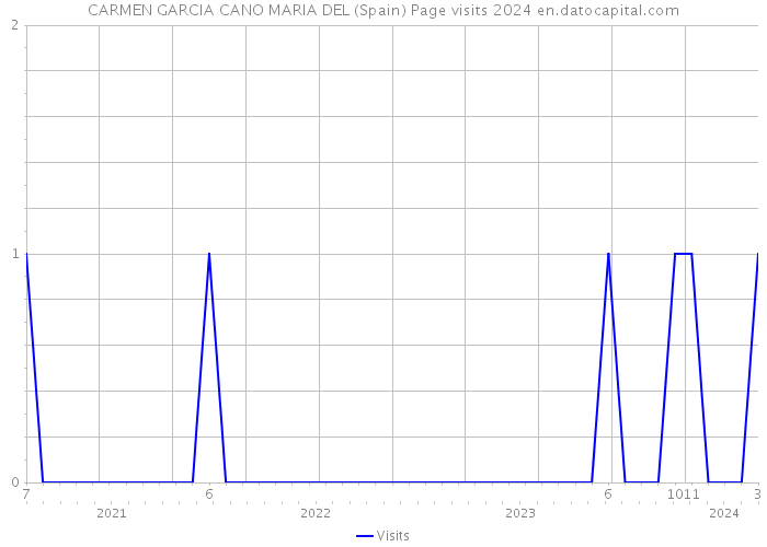CARMEN GARCIA CANO MARIA DEL (Spain) Page visits 2024 