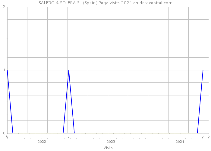 SALERO & SOLERA SL (Spain) Page visits 2024 