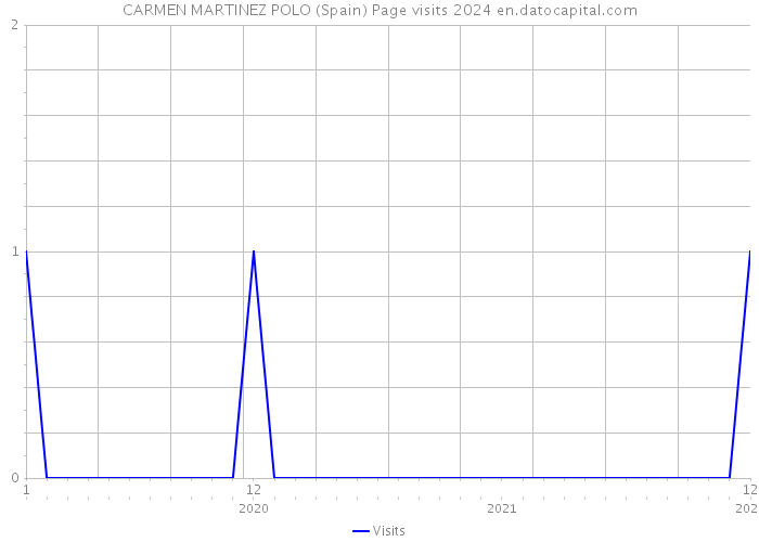 CARMEN MARTINEZ POLO (Spain) Page visits 2024 