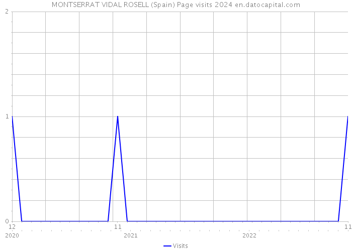 MONTSERRAT VIDAL ROSELL (Spain) Page visits 2024 