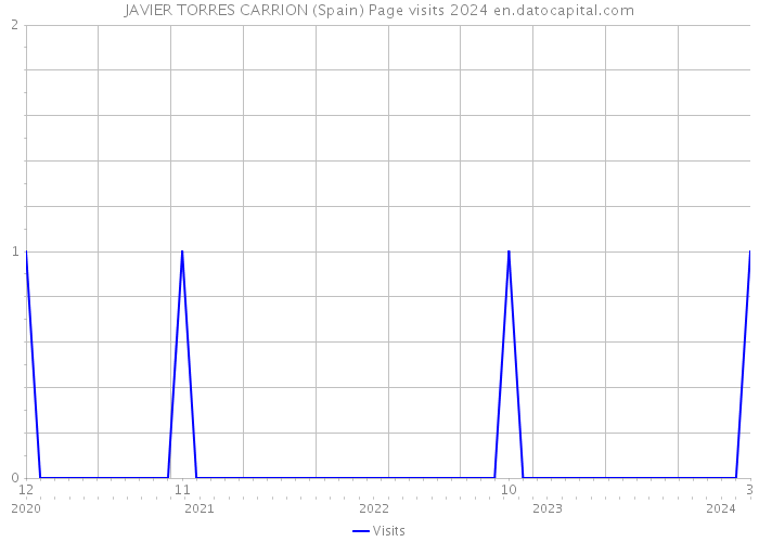 JAVIER TORRES CARRION (Spain) Page visits 2024 