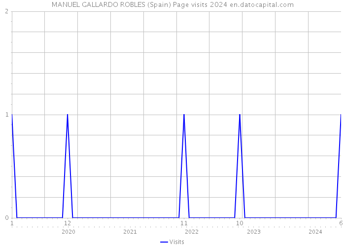 MANUEL GALLARDO ROBLES (Spain) Page visits 2024 