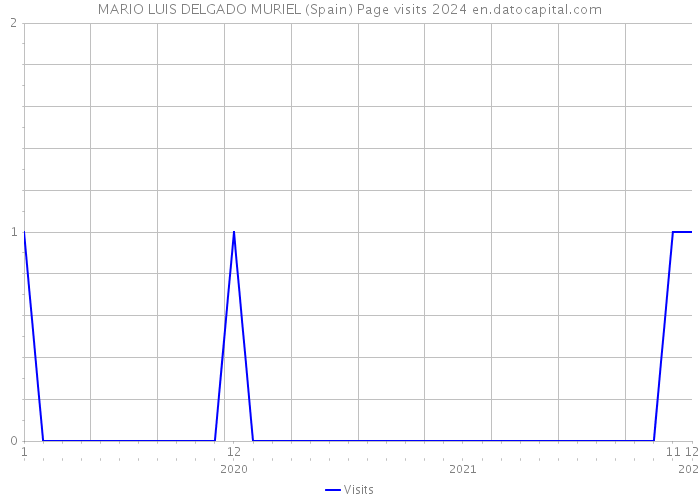MARIO LUIS DELGADO MURIEL (Spain) Page visits 2024 