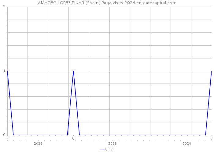 AMADEO LOPEZ PINAR (Spain) Page visits 2024 