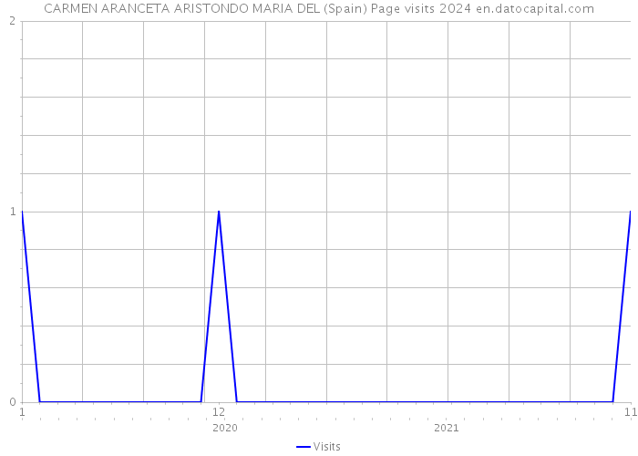 CARMEN ARANCETA ARISTONDO MARIA DEL (Spain) Page visits 2024 