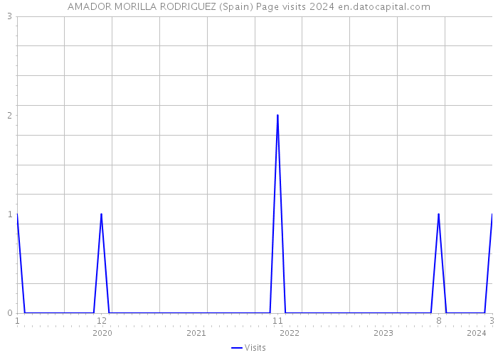 AMADOR MORILLA RODRIGUEZ (Spain) Page visits 2024 