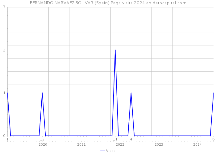 FERNANDO NARVAEZ BOLIVAR (Spain) Page visits 2024 