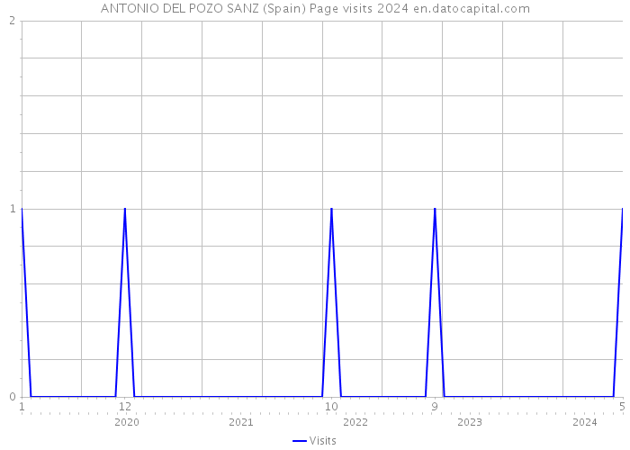 ANTONIO DEL POZO SANZ (Spain) Page visits 2024 