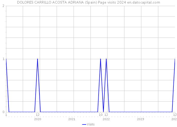 DOLORES CARRILLO ACOSTA ADRIANA (Spain) Page visits 2024 