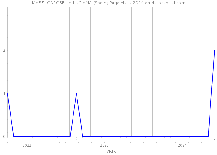 MABEL CAROSELLA LUCIANA (Spain) Page visits 2024 