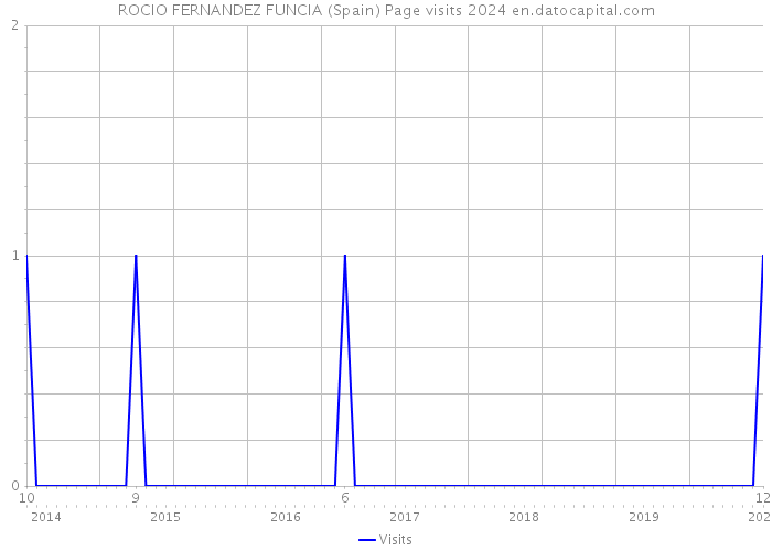 ROCIO FERNANDEZ FUNCIA (Spain) Page visits 2024 