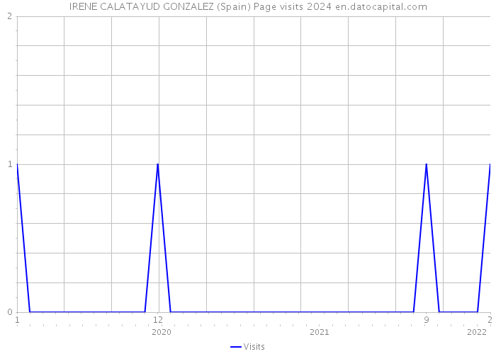 IRENE CALATAYUD GONZALEZ (Spain) Page visits 2024 