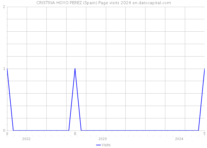 CRISTINA HOYO PEREZ (Spain) Page visits 2024 