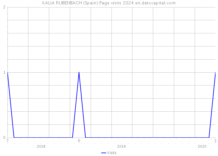 KALIA RUBENBACH (Spain) Page visits 2024 