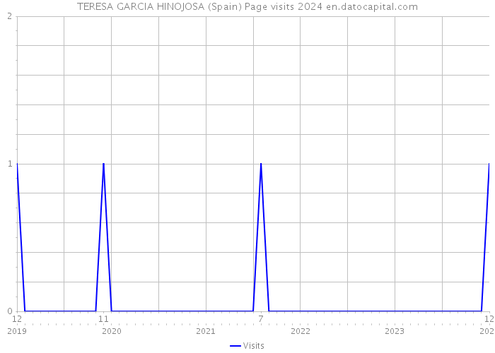 TERESA GARCIA HINOJOSA (Spain) Page visits 2024 