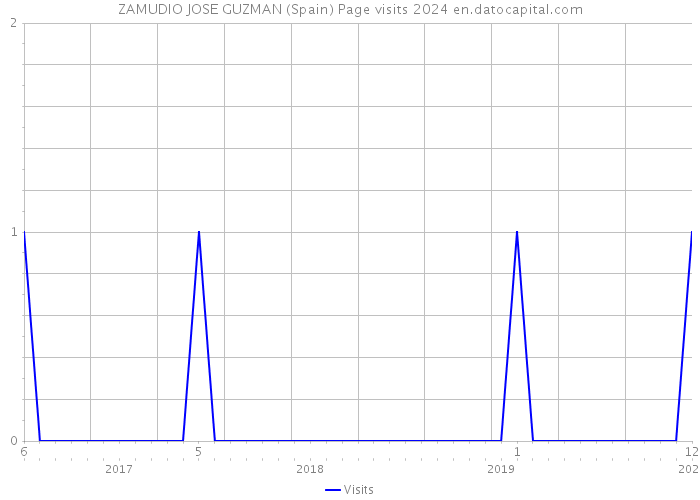 ZAMUDIO JOSE GUZMAN (Spain) Page visits 2024 