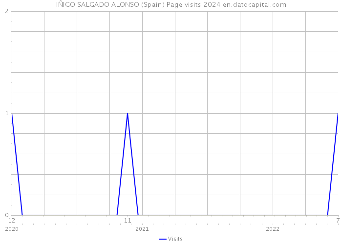 IÑIGO SALGADO ALONSO (Spain) Page visits 2024 