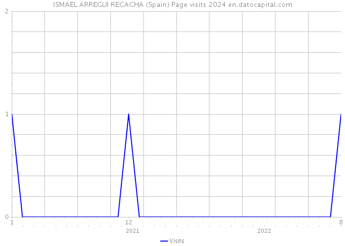 ISMAEL ARREGUI RECACHA (Spain) Page visits 2024 