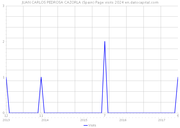 JUAN CARLOS PEDROSA CAZORLA (Spain) Page visits 2024 