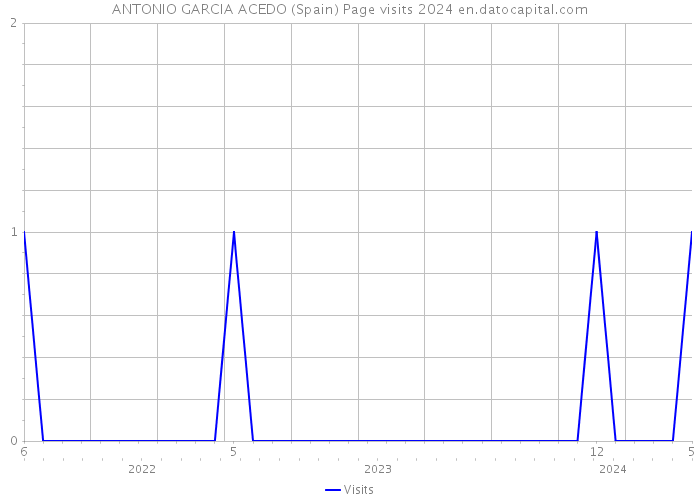 ANTONIO GARCIA ACEDO (Spain) Page visits 2024 