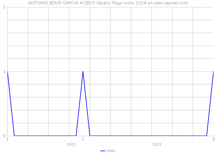 ANTONIO JESUS GARCIA ACEDO (Spain) Page visits 2024 