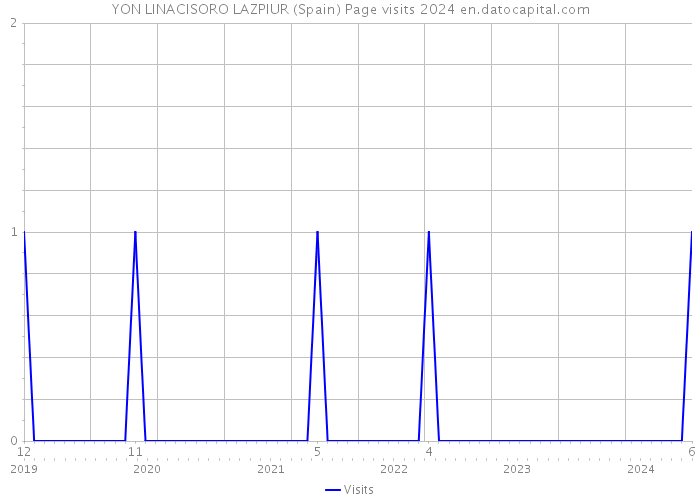 YON LINACISORO LAZPIUR (Spain) Page visits 2024 