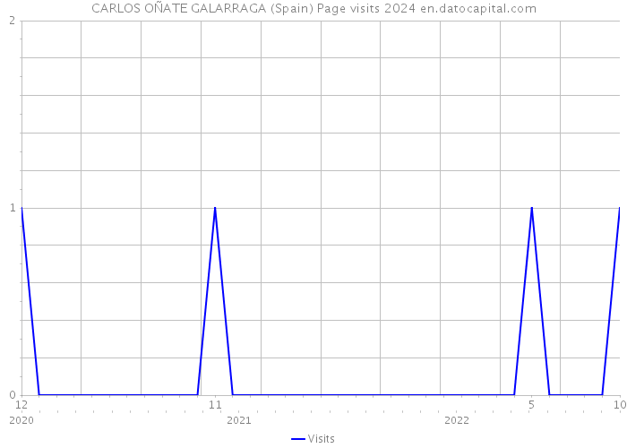 CARLOS OÑATE GALARRAGA (Spain) Page visits 2024 