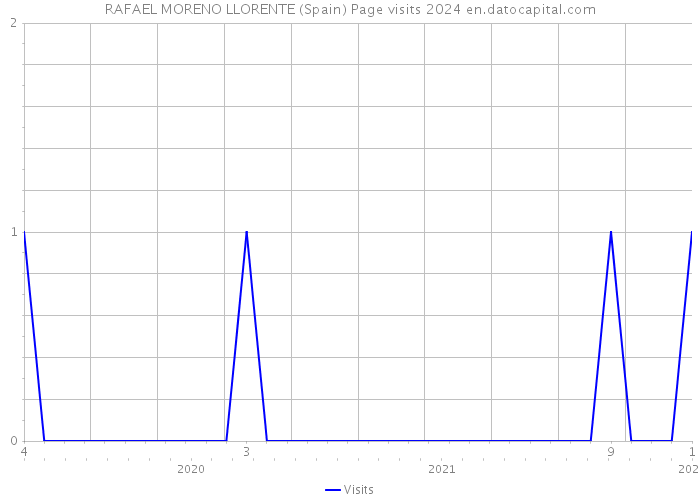 RAFAEL MORENO LLORENTE (Spain) Page visits 2024 