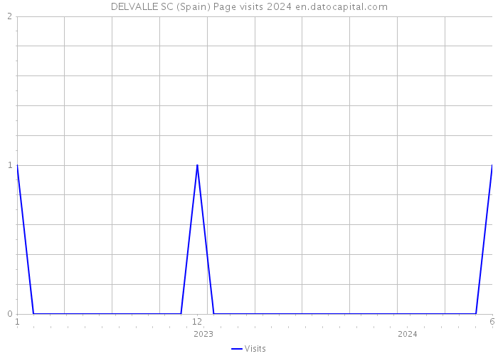 DELVALLE SC (Spain) Page visits 2024 