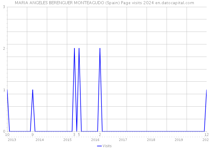 MARIA ANGELES BERENGUER MONTEAGUDO (Spain) Page visits 2024 