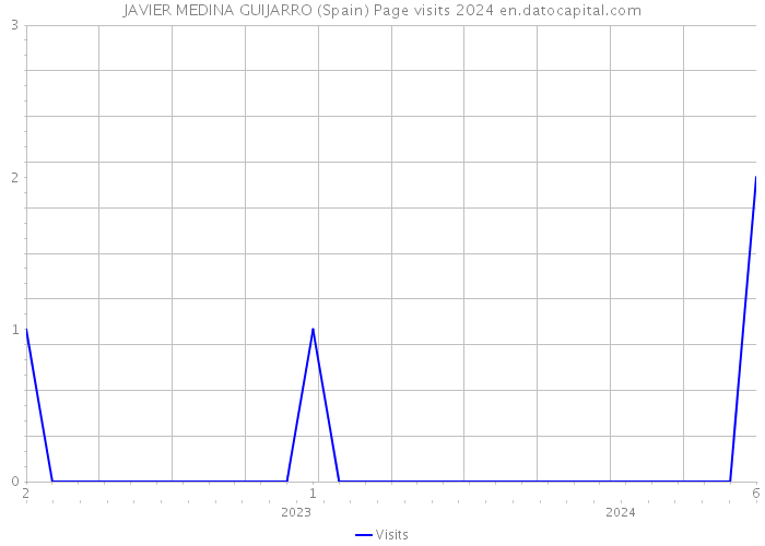 JAVIER MEDINA GUIJARRO (Spain) Page visits 2024 