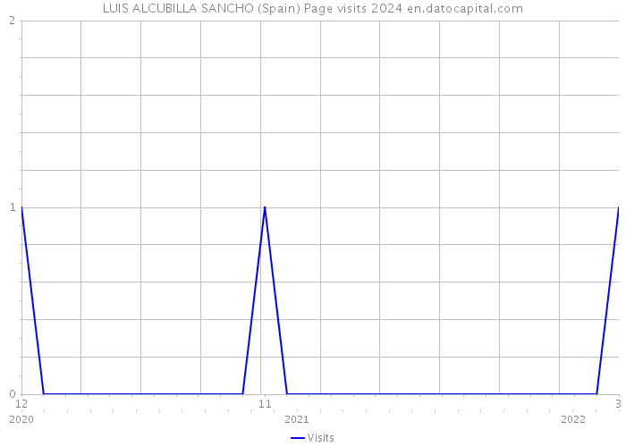 LUIS ALCUBILLA SANCHO (Spain) Page visits 2024 