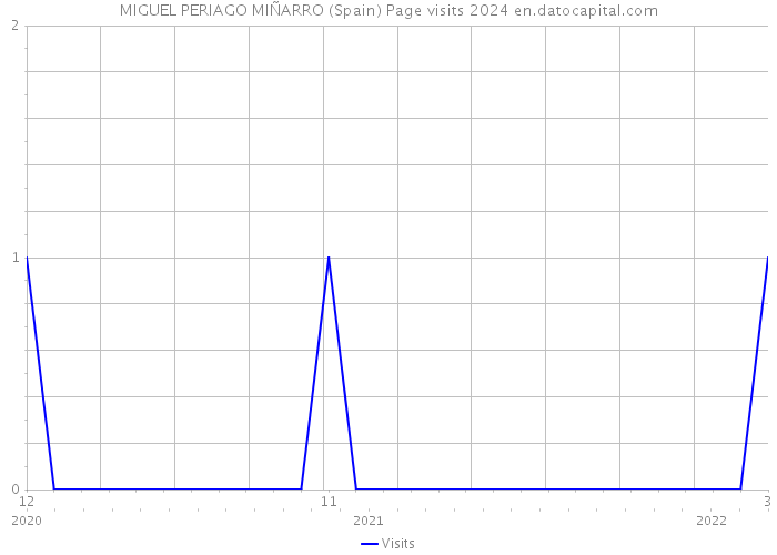 MIGUEL PERIAGO MIÑARRO (Spain) Page visits 2024 