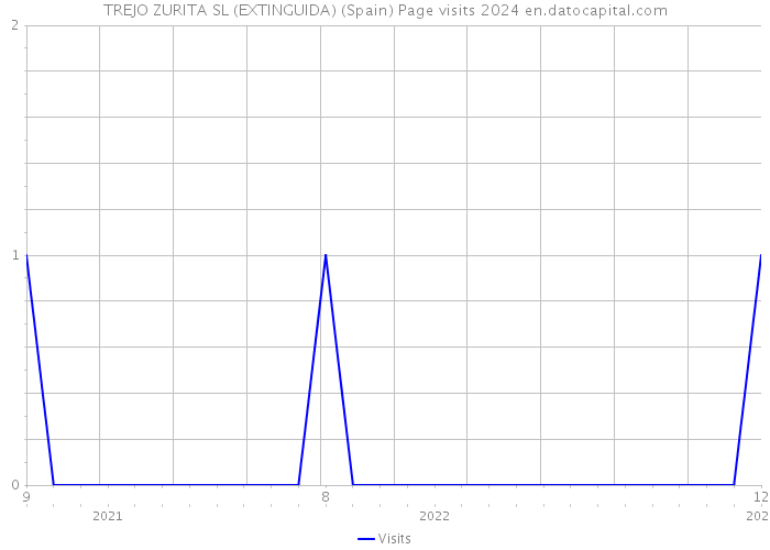 TREJO ZURITA SL (EXTINGUIDA) (Spain) Page visits 2024 