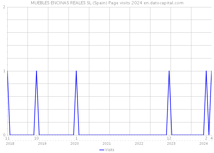 MUEBLES ENCINAS REALES SL (Spain) Page visits 2024 