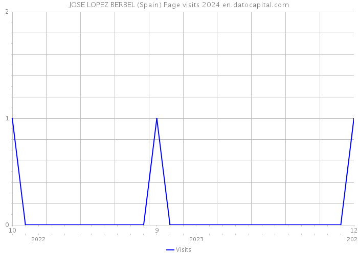 JOSE LOPEZ BERBEL (Spain) Page visits 2024 